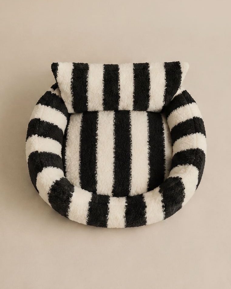 The Striped Sofa from above